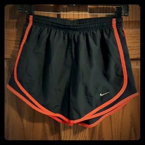 Nike Drifit Small Black Hunter Orange Shorts